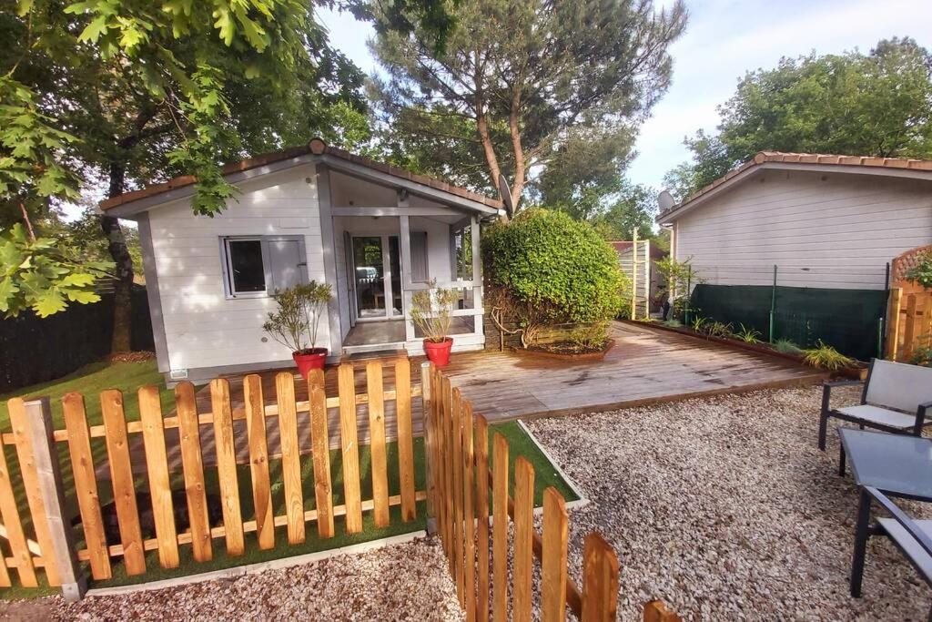 Chalet T3/Clim/Wifi/Pkg/Terrasse/15 Min Plages Vila La Teste-de-Buch Exterior foto